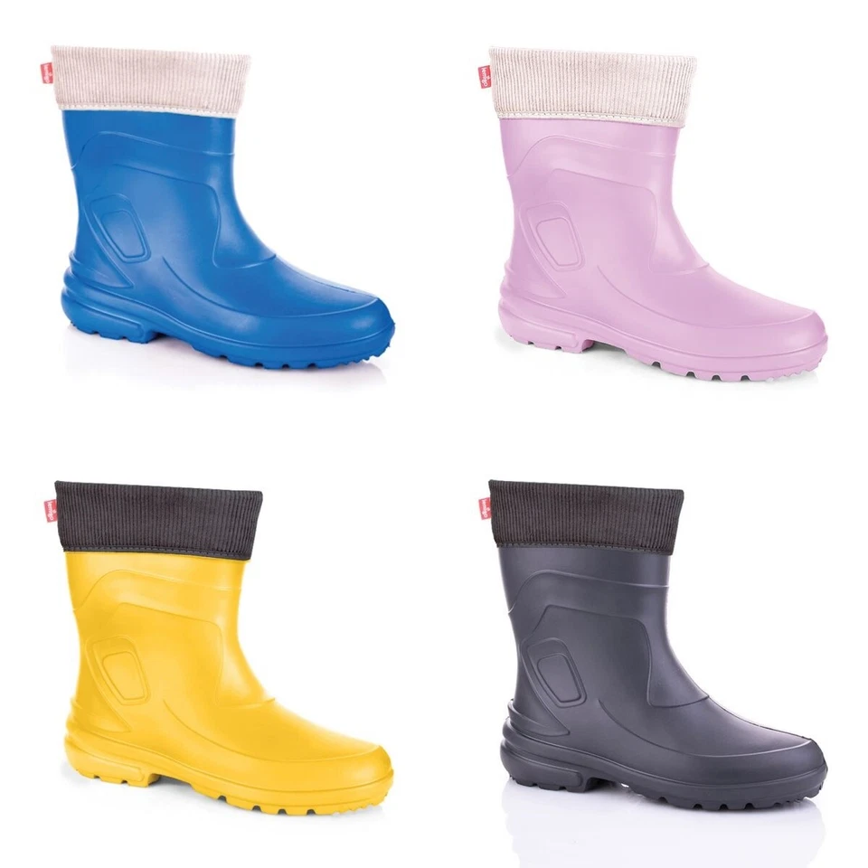 Lemigo Jessy Superleichte EVA Damen Gummistiefel Regenstiefel mit Stiefelsocken