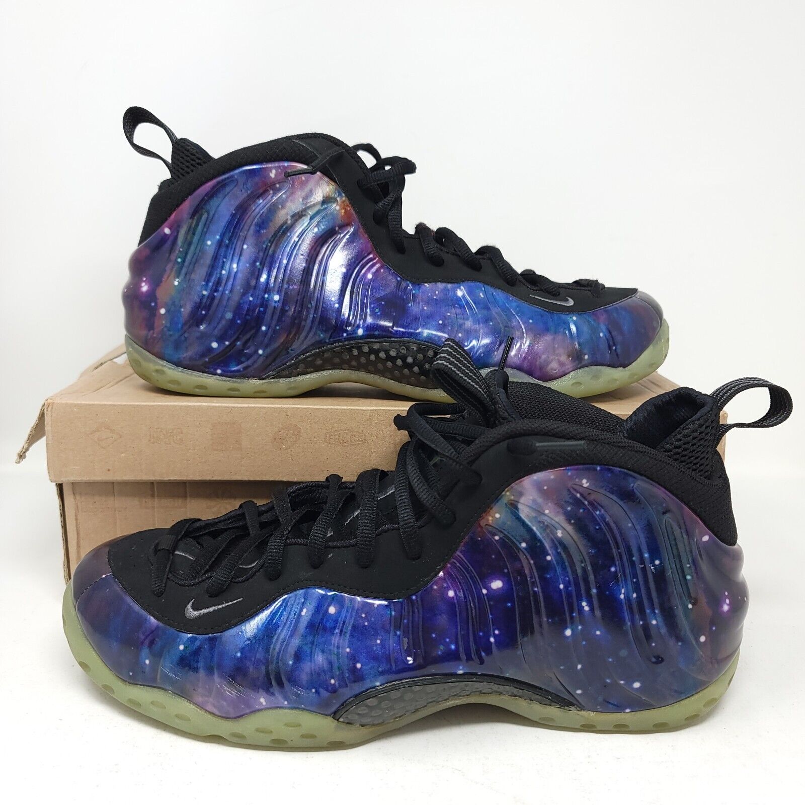 VNDS Nike Air Foamposite One NRG Galaxy Size 13 2012 521286 800 Black |