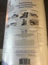 Contour Flip Pillow 10 In 1 Fiber Filled Bed Wedge Pillow