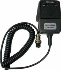 WORKMAN DM-452 5PIN SUPERSTAR CB POWER MICROPHONE +ECHO FOR COBRA UNIDEN