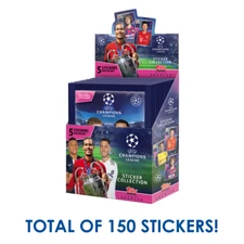 2019-20 TOPPS CHAMPIONS LEAGUE BOX 30 PACK 150 STICKER LOOK FOR HAALAND ROOKIE  