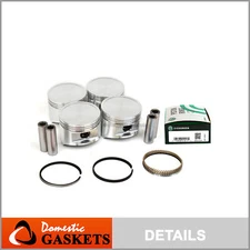 Pistons and Rings fit 90-97 Nissan D21 Pickup 2.4L KA24E DOHC 12V