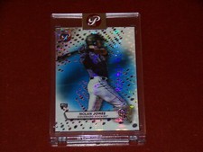 2023 Topps Pristine Blue Pristine Refractors RC 18/75 Nolan Jones