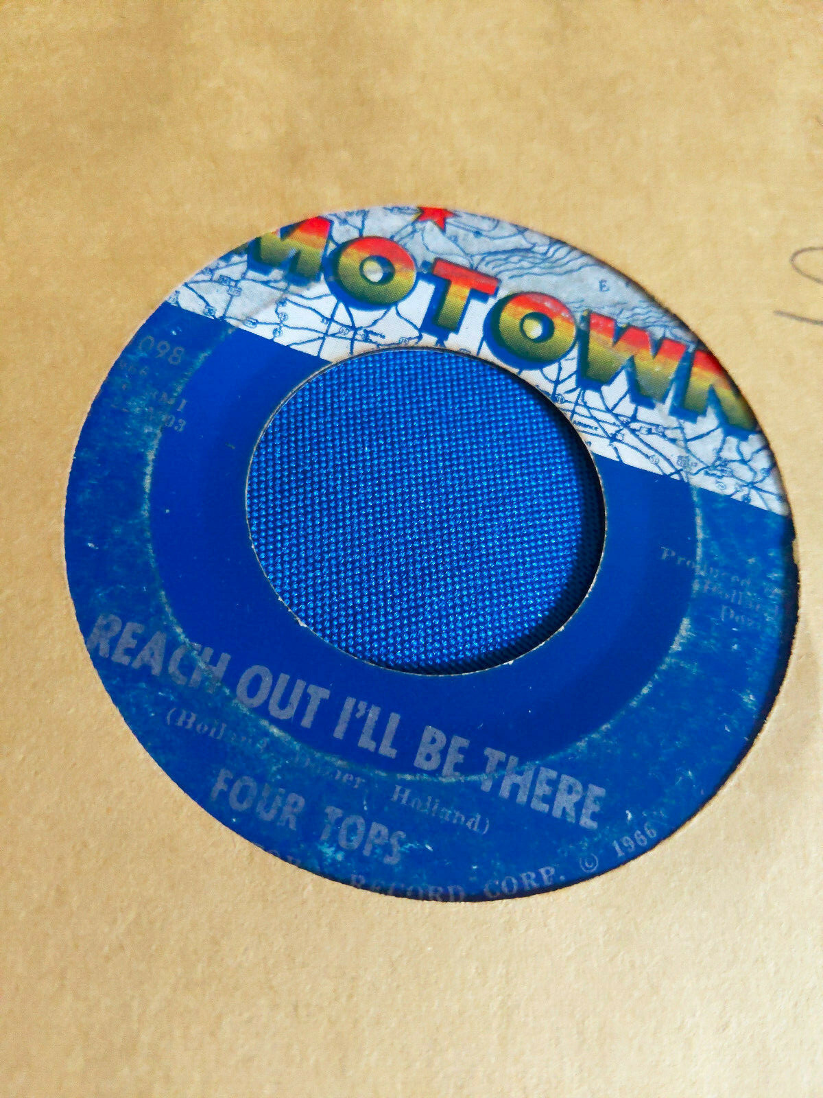 Four Tops 45 Reach Out I'll be There/Until You Love Someone Motown M-1098