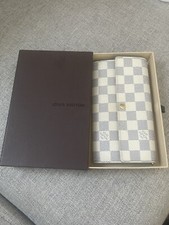 PREOWNED Louis Vuitton Damier Azur Sarah Wallet WITH BOX