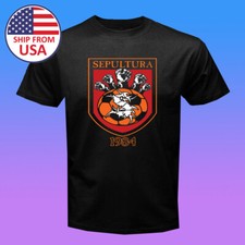 Sepultura Men's Black Size S-5XL