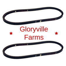 2 Pack Auger Belt Fits MTD 754-0430 754-0430A 754-0431 954-0430 954-0431 12429 
