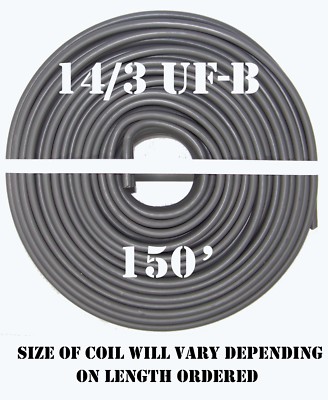 Cable Cabana 14/3 UF-B x 150' Underground Feeder Cable