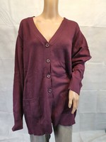 Ulla Popken ~ 54+ 54/56 ~ Weinrot ~ Jacke Strickjacke Cardigan