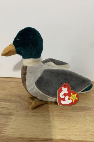 Beanie Baby Jake The Drake Mallard Duck, 1997 1998 Error Tags TY - Picture 1 of 8