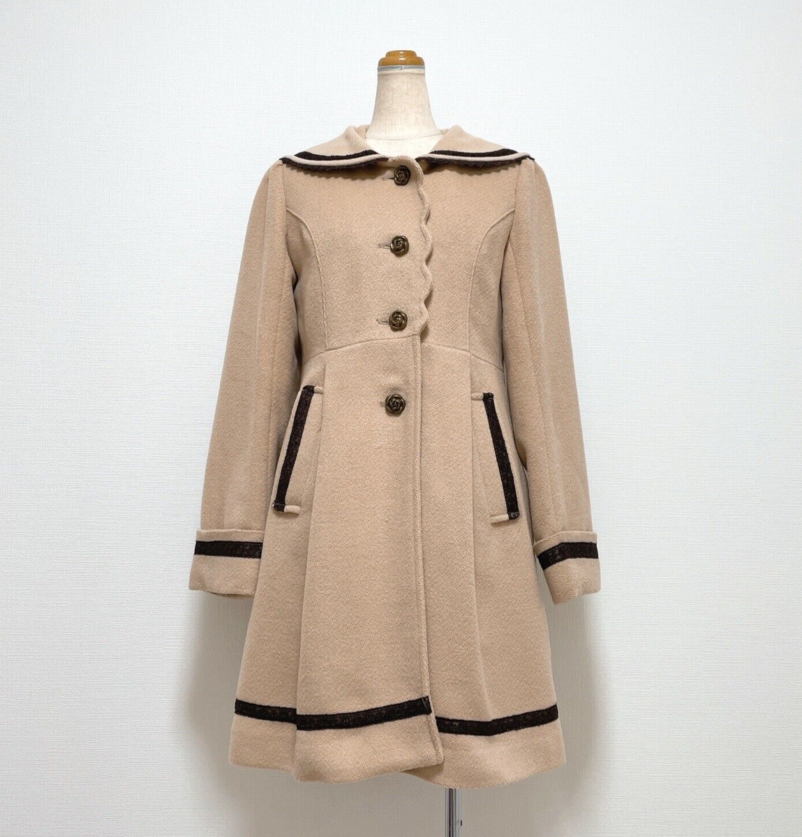 コート SAULINA FW21 ALICE COAT (ALICE_Q816123) SAULINA Alice single-breasted Cashmere Coat | Black | FARFETCH