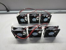 NMB 7 , 3110KL-04W-B50, DC Fan, 12 VDC, 0.30 A, W/Blade Guards Lot OF 6