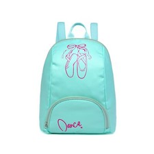 Girls Dance Backpack, Mini Ballet Tutu Bag, Ages 3-8 Patina Green 