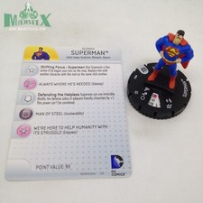 Heroclix World's Finest set Superman 001 Common figure w/card 