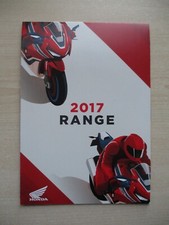 Honda Range Poster - Sales Brochure (2017) Inc Fireblade, CRF, VFR, CB, Montessa