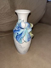 fitz and floyd paisley park vase 7"