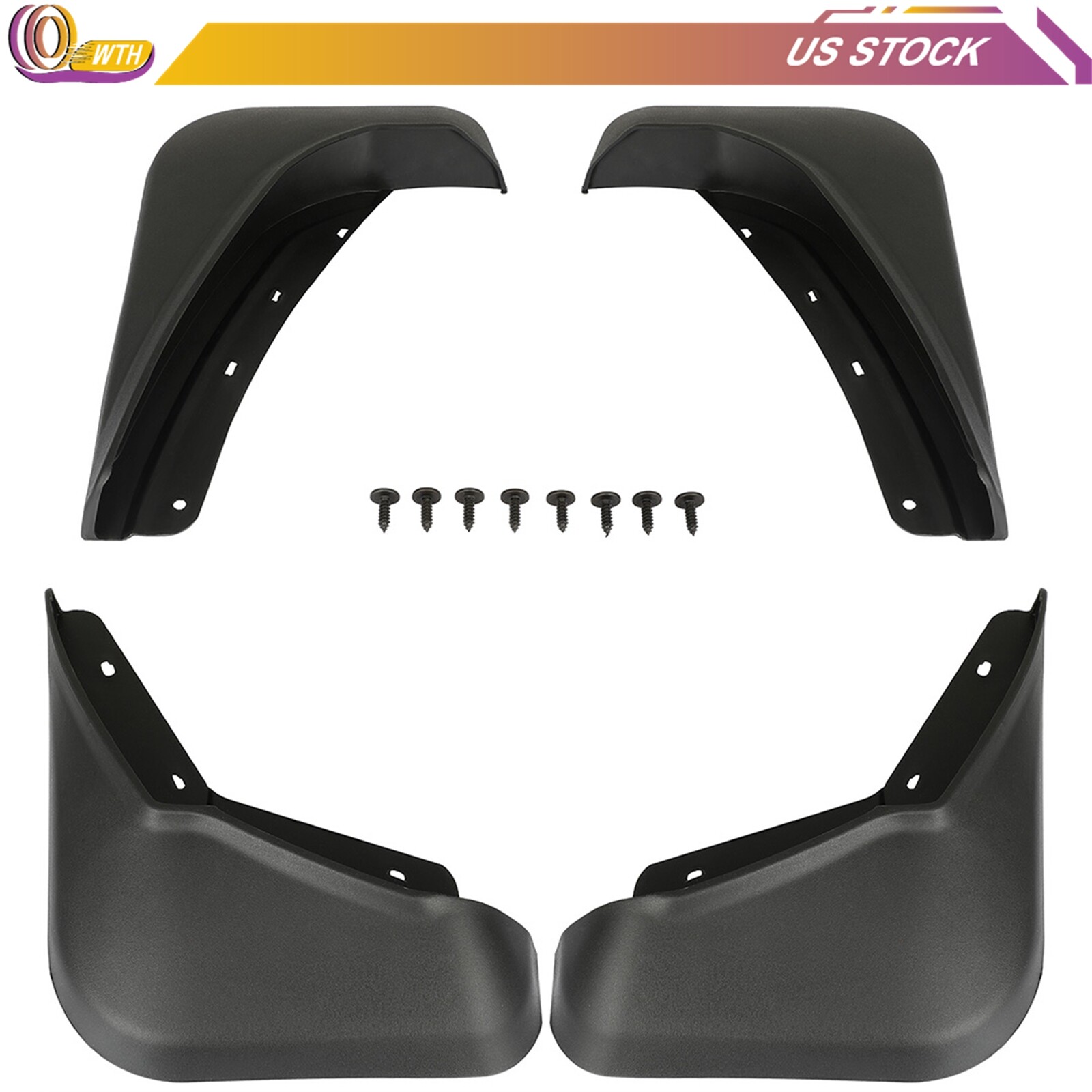 Volvo XC60 2018-2019 Mud Flaps Set of 4 Splash Guards Fender Protectors-image