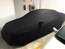 Vollgarage Carcover Indoor Schwarz mit Spiegeltaschen f&uuml;r Mercedes CLK W209 