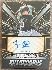 Jose Rodriguez 2023 Chronicles Obsidian Autograph Electric Etch Orange #OAJR /35