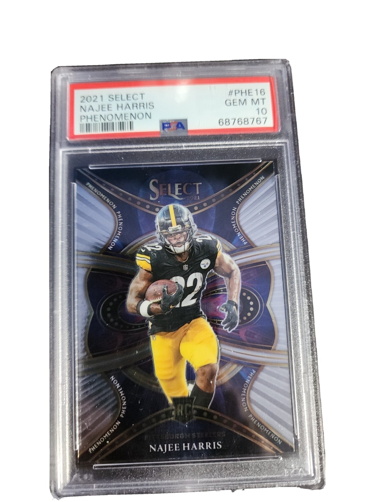 Najee Harris Panini Select Phenomenon #PHE16 Base