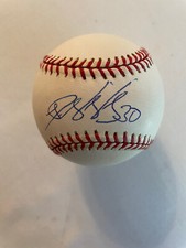 Dioner Navarro Autographed Baseball with JSA COA