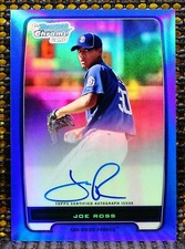 JOE ROSS -- 2012 BOWMAN CHROME PROSPECT AUTOGRAPH BLUE REFRACTOR    #ED/150