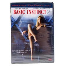 Basic Instinct 2 - Unrated Extended Cut (DVD, 2006) Sharon Stone New Sealed