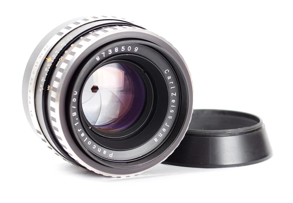 Carl Zeiss Jena Pancolar 1.8/50mm f/1.8 50mm Zebra 6 Blades for Exakta No8738509 - Image 2 of 3