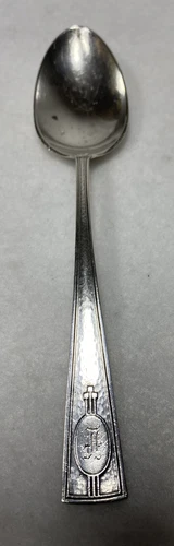 Carthage by Wallace Sterling Silver Teaspoon Spoon 5 3/4" Monogramed With F