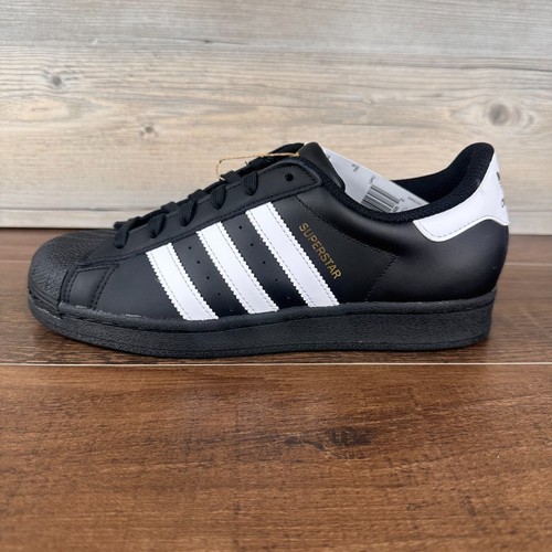 adidas Superstar J GS Size 6Y Core Black Cloud White EF5398 - Picture 2 of 8