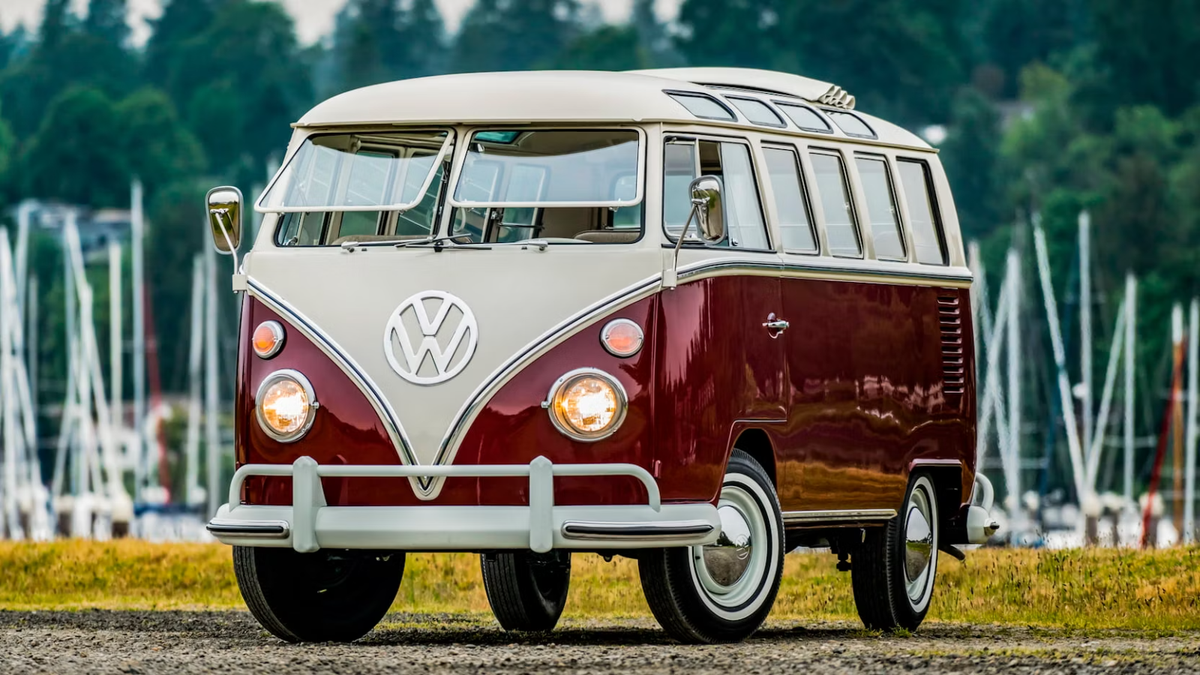 1967 Volkswagen 21-Window Samba Bus POSTER 24 X 36 Inches PURE FUN