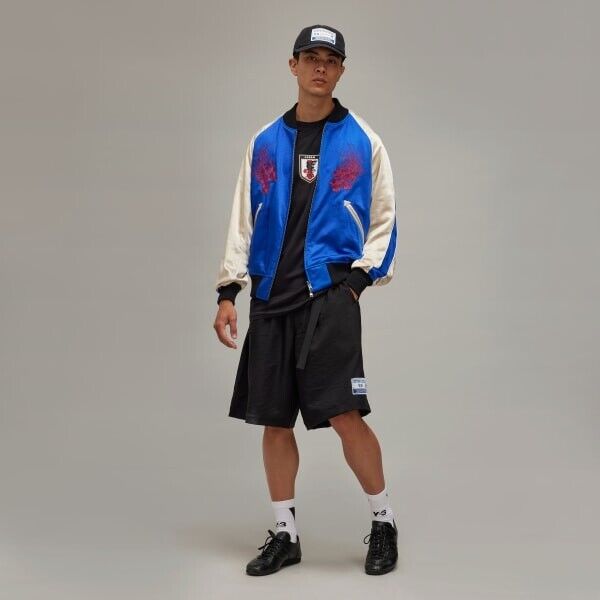adidas Y-3 JFA Souvenir Jacket Bold Blue Black Champagne adidas Y-3 JFA Souvenir Jacket Bold Blue Black Champagne