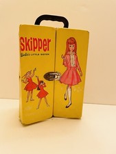 Vintage Skipper Doll Case Barbie s Little Sister Doll Case 10 x7 X5 Yellow