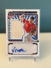 2024 Panini Stars Stripes USA Vaughn Neckar Silhouettes Jersey Auto #d/199