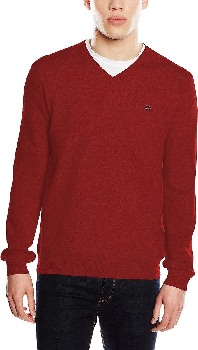 Slim fit v shop neck jumper