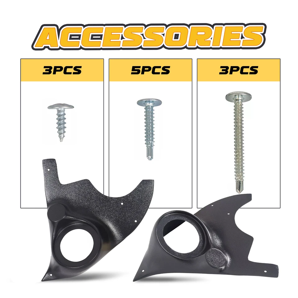 Par de paneles de retroceso de altavoces para Chevrolet C10/C15 81-1987 Chevrolet Blazer doble cabina Foto 4 de 4