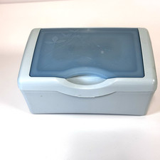 2002 Scott Naturals Flushable Adult Wipes Container Light Blue Refillable 6  