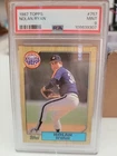 PSA 9 MINT BASEBALL CARD 1987 TOPPS HOF NOLAN RYAN HOUSTON ASTROS