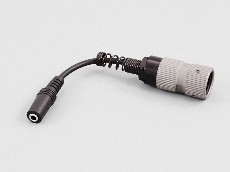 U-329/U TO 3.5MM HEADPHONE MINI JACK / AUX CABLE AUDIO ADAPTER 6" - Crypto Fill