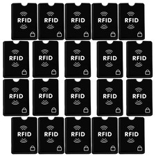RFID Blocking Sleeves for Debit Credit Cards Black
