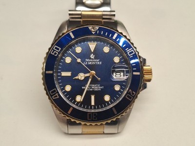 Monsieur Le Montre Submariner Herrenuhr mechanisch Automatik 40mm NH35