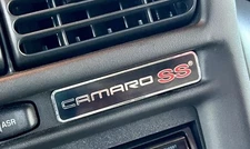 Dash Center Vent Plate Emblem Quality Repro for 98 -2002 Chevy Camaro SS Models