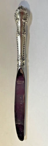 GORHAM English Gadroon 1939 Sterling Silver Hollow Handle Dinner Knife (BG-81)