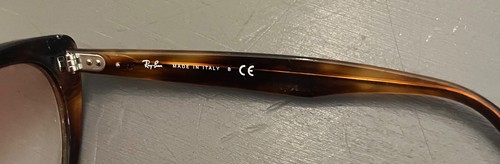 Ray Ban NINA Tortoise Brown Cat Eye Eyeglasses Frames RB 4314-N Made in Italy - Picture 10 of 10