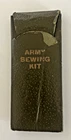 Vintage WW 2 US Army Sewing Kit Pocket Pouch, 2 Needles & Military Color Thread