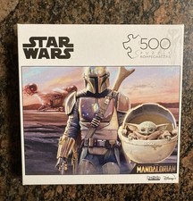 Star Wars 500 Piece Puzzle Mandalorian The Child Baby Yoda Buffalo Games
