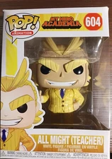 Funko Pop! Animation My Hero Academia Teacher All Might #604 VAULTED w/Protector
