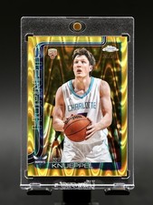 2025-26 Topps Chrome Kon Knueppel Rookie Gold Lava Refractor /50 Hornets!