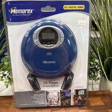 Memorex Portable CD Player AM/FM Digital Tuner MD6883MBL NEW Sealed NOS
