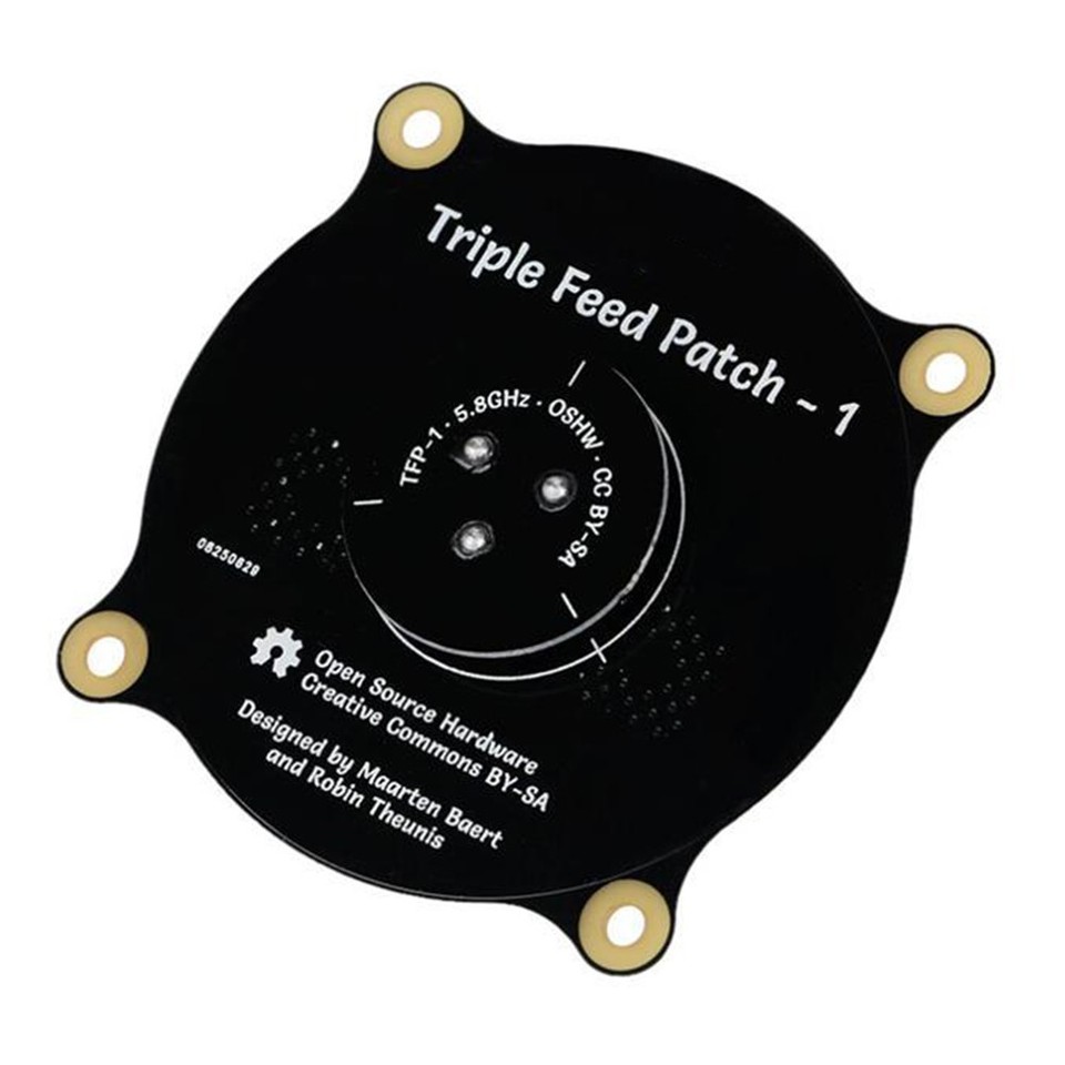 5.8GHz Triple Feed Patch Antenna RP SMA Directional Circularly ...